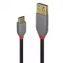 Lindy 36897 καλώδιο προσαρμογέα USB 2.0, USB-C αρσενικό σε USB-A θηλυκό, Anthra Line, 0,15 m