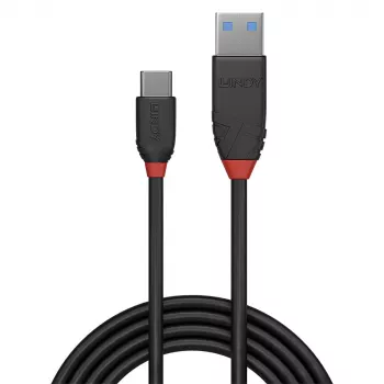 Lindy 36914 Καλώδιο USB USB 3.2 Gen 1 (3.1 Gen 1) 0,15 m USB C USB A μαύρο