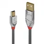Lindy 1m Καλώδιο USB 2.0 Type A σε Mini-B, Cromo Line