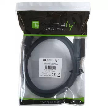 Techly ICOC-DSP-A21-010 Καλώδιο DisplayPort 1 m μαύρο