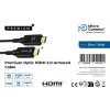 Microconnect HDM191950V2.0AOP Καλώδιο HDMI 50 m HDMI Type-A (Standard) Μαύρο