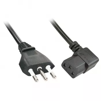 Lindy 30346 Καλώδιο τροφοδοσίας Μαύρο 2 m Υποδοχή C13