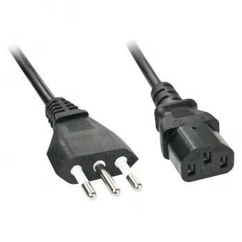 Lindy 30414 Καλώδιο τροφοδοσίας Μαύρο 3 m CEI 23-16 Υποδοχή C13