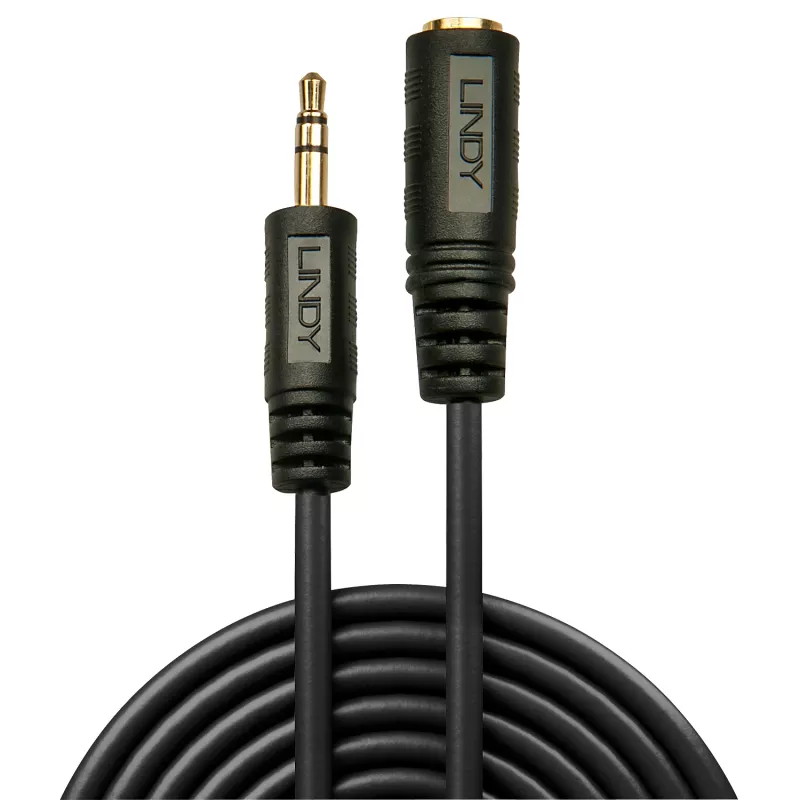 Lindy 10m Premium Καλώδιο επέκτασης ήχου 3,5mm jack
