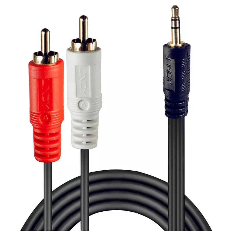 Lindy 10m Premium Καλώδιο Phono σε 3,5 mm