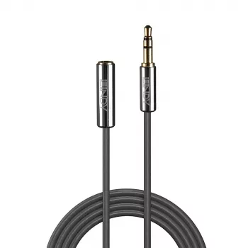 Lindy 2m Καλώδιο ήχου επέκτασης 3,5mm, Cromo Line