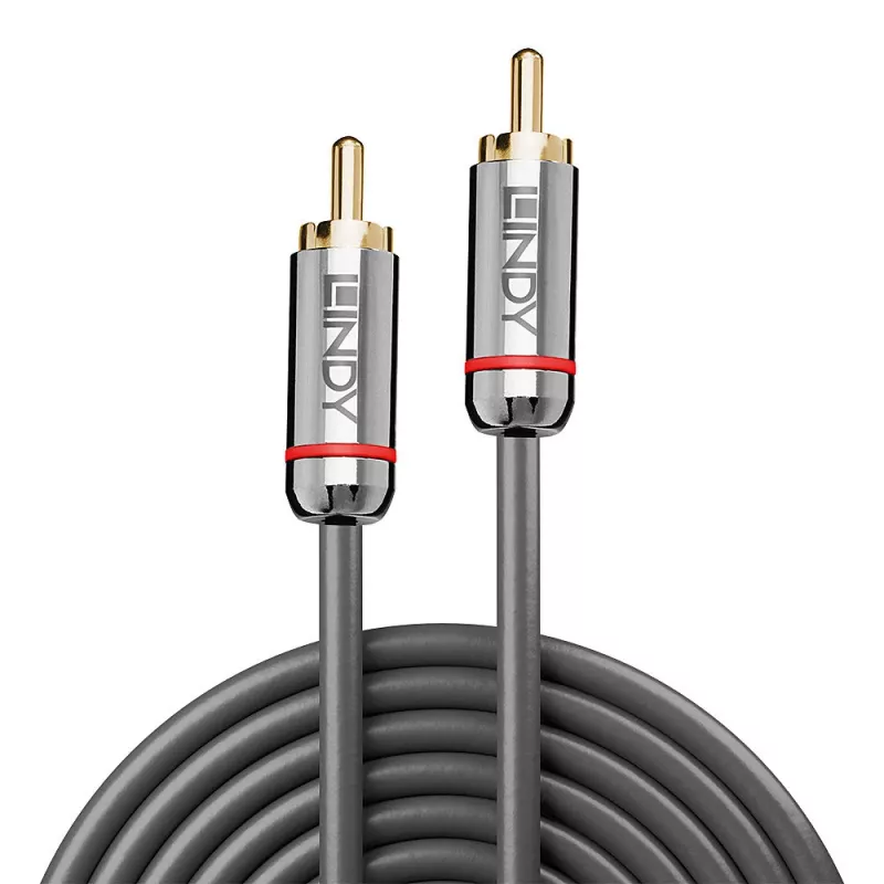 Lindy 2m Ψηφιακό καλώδιο ήχου Phono, Cromo Line