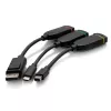 C2G Universal 4K HDMI Dongle Προσαρμογέας Ring Mini DisplayPort DisplayPort USB-C