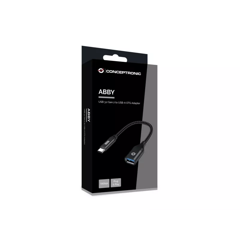 Conceptronic ABBY18B Προσαρμογέας USB 3.2 Gen 2 σε USB-A OTG