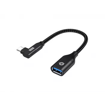 Conceptronic ABBY19B Προσαρμογέας USB 3.2 Gen 2 90°-γωνιακός σε USB-A OTG