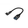 Conceptronic ABBY19B Προσαρμογέας USB 3.2 Gen 2 90°-γωνιακός σε USB-A OTG