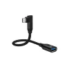 Conceptronic ABBY19B Προσαρμογέας USB 3.2 Gen 2 90°-γωνιακός σε USB-A OTG