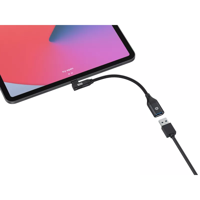 Conceptronic ABBY19B Προσαρμογέας USB 3.2 Gen 2 90°-γωνιακός σε USB-A OTG