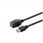 Καλώδιο προσαρμογέα VivoLink USB 3.0 A σε υποδοχή PROKEYUSB3AFM1B, μαύρο, προσαρμογέας υποδοχής USB 3.0 Type A