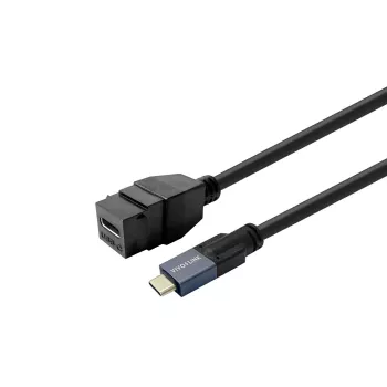 Καλώδιο USB-C βύσμα αρσενικό σε υποδοχή θηλυκή VivoLink PROKEYUSBCFM2B 2 m — καλώδιο επέκτασης, USB-C βύσμα αρσενικό σε υποδοχή θηλυκή