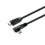 Vivolink PROUSBCMMS3A Καλώδιο USB-C σε USB-C, γωνιακό, με βίδα ασφάλισης, 3 m