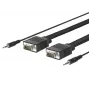 Vivolink PROVGAS30 Καλώδιο VGA 30 m VGA (D-Sub) μαύρο