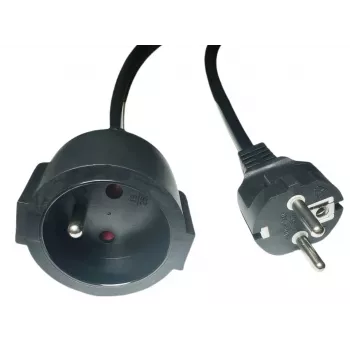 Καλώδιο επέκτασης ρεύματος MicroConnect MC-PE0300FRB 3 m, βύσμα EU, υποδοχή IEC (θηλυκή)