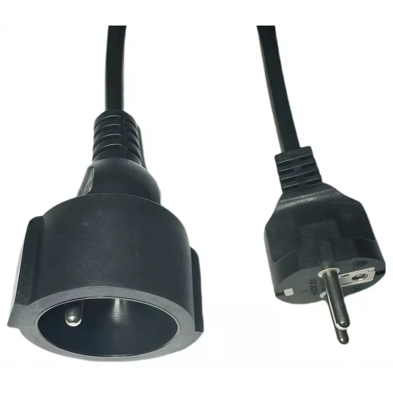 Επέκταση καλωδίου ρεύματος MicroConnect MC-PE0500FRB 500 cm με βύσμα EU, μαύρο