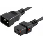 Καλώδιο τροφοδοσίας MicroConnect MC-C19C20LOCK-1.5M — C19 σε C20 με κλείδωμα IEC, 1,5 m