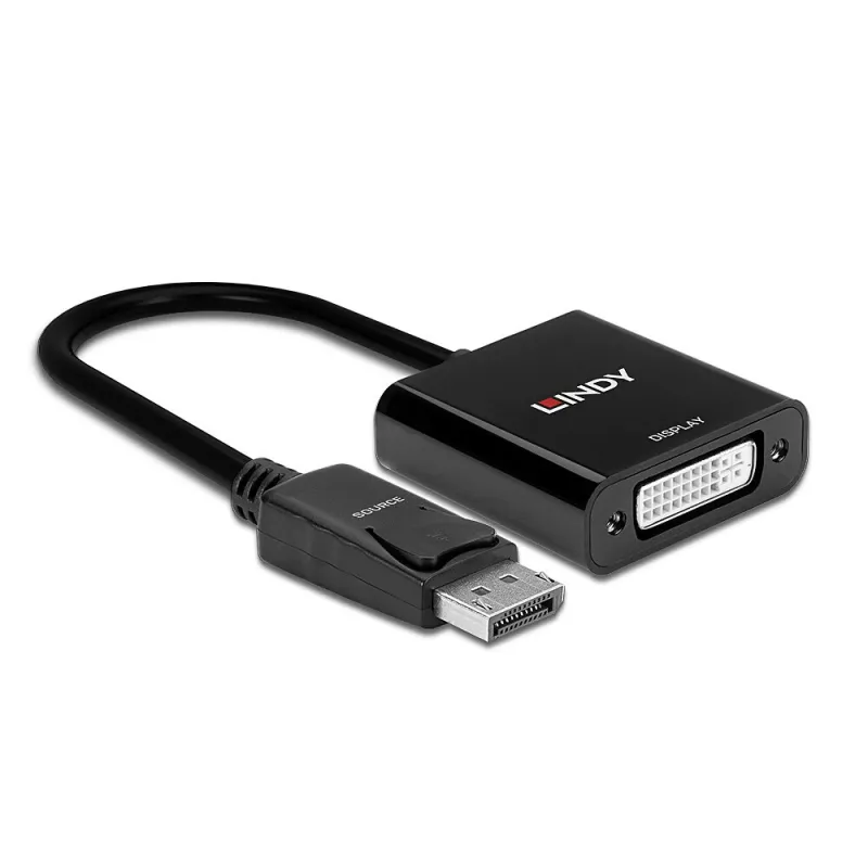 Ενεργός μετατροπέας βίντεο Lindy DisplayPort 1.2 σε DVI 41734