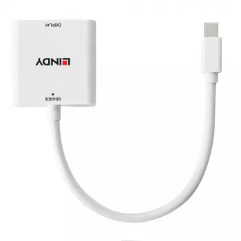 Lindy μετατροπέας Mini DisplayPort σε DVI 0,18 m Mini DisplayPort DVI-I