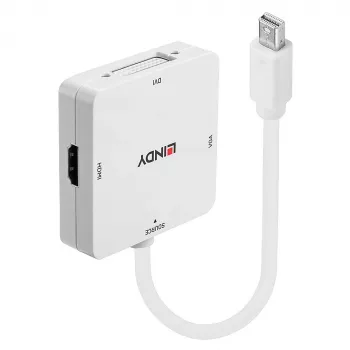 Lindy μετατροπέας Mini DisplayPort 1.2 σε HDMI 1.4, DVI και VGA