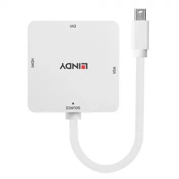 Lindy μετατροπέας Mini DisplayPort 1.2 σε HDMI 1.4, DVI και VGA