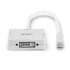 Lindy 41035 ενεργός μετατροπέας από Mini DisplayPort 1.2 σε HDMI, DVI-D και VGA, 4K30
