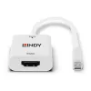Lindy ενεργός μετατροπέας Mini DisplayPort 1.2 σε HDMI 2.0 18G