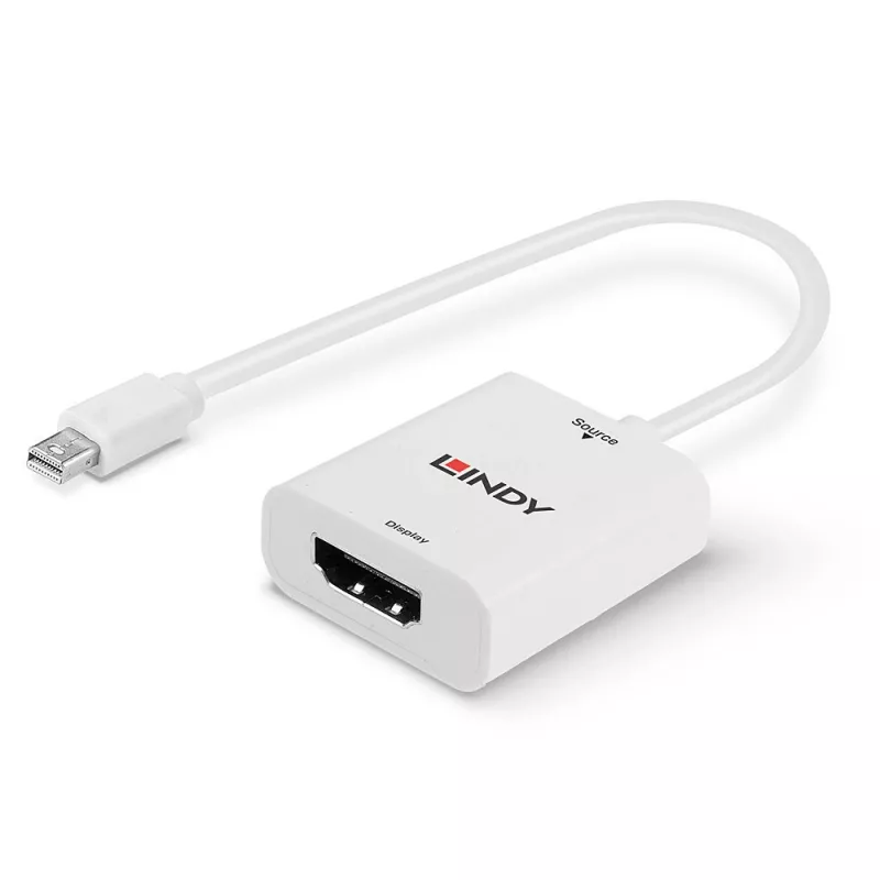 Lindy ενεργός μετατροπέας Mini DisplayPort 1.2 σε HDMI 2.0 18G