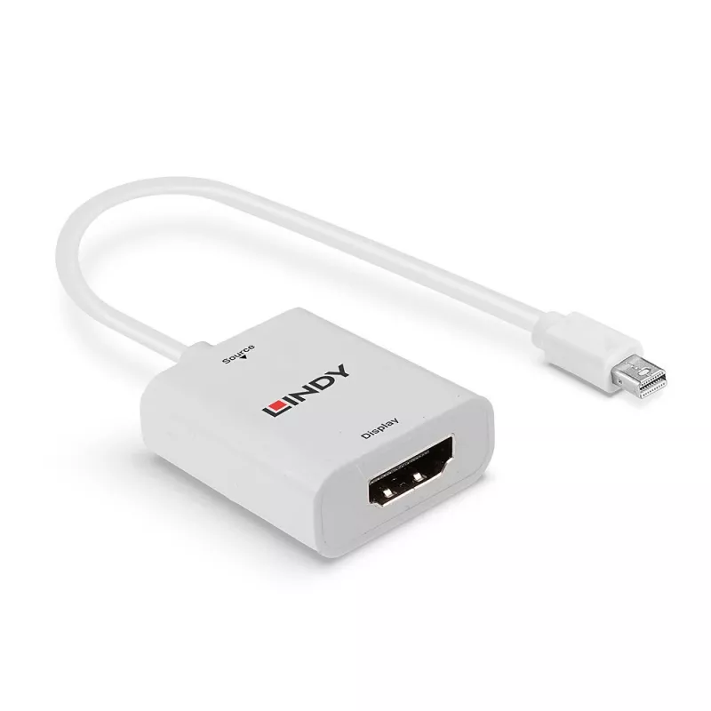 Lindy ενεργός μετατροπέας Mini DisplayPort 1.2 σε HDMI 2.0 18G