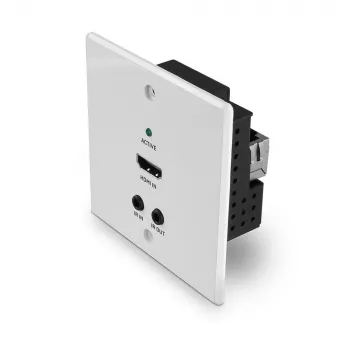 Lindy 70 m Cat.6 HDMI 4K60, IR και RS-232 HDBaseT επέκταση με πλάκες τοίχου UK, πομπός