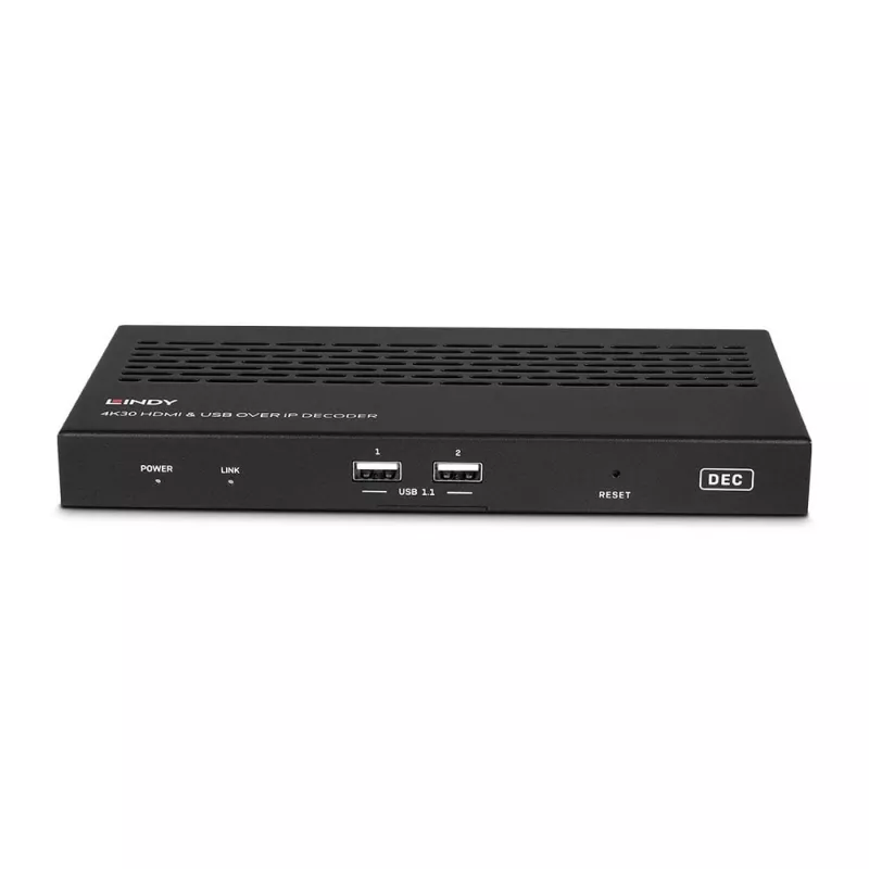 Δέκτης AV Lindy 4K30 HDMI και USB over IP System – Decoder