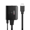 Lindy διαχωριστής HDMI 4K60 2 θυρών καλώδιο μαύρο 3840x2160