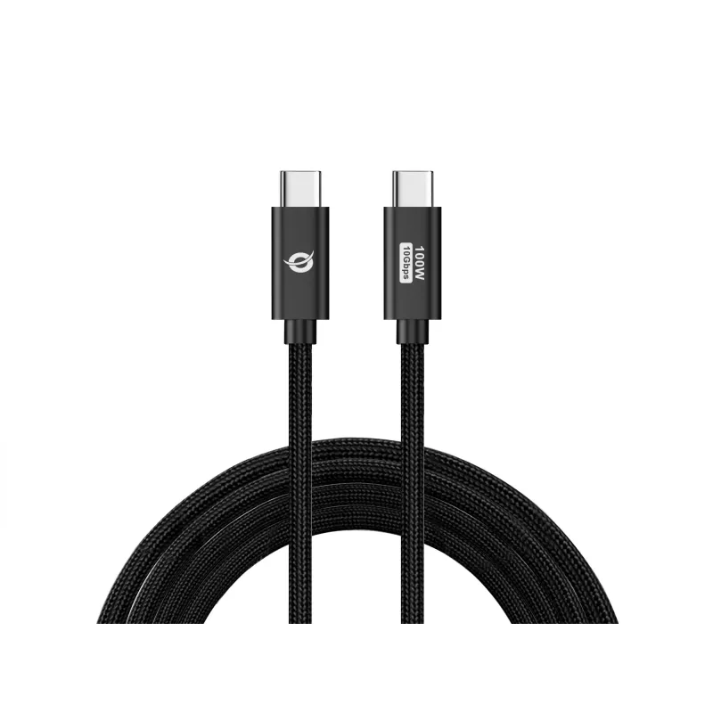 Conceptronic ETTA02B12 Καλώδιο USB 3.2 Gen 2 C-C PD 3.0 100W 1,2 m, 20 V 5 A, 10 Gbit/s, E-Mark