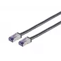 Καλώδιο δικτύου Lanview LVN-CAT6A-FLEX-2M Μαύρο S/FTP (S-STP)