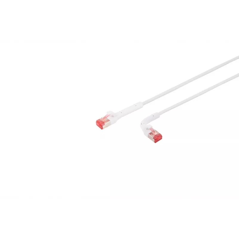 Καλώδιο δικτύου Lanview LV-6AFTP-FLEX-ANG-005W RJ45 Cat6A 5m Λευκό