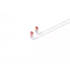 Καλώδιο δικτύου Lanview LV-6AFTP-FLEX-ANG-005W RJ45 Cat6A 5m Λευκό