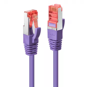 Καλώδιο δικτύου Lindy RJ45/RJ45 CAT6 3m RJ-45 S/FTP Μωβ