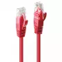 Καλώδιο δικτύου Lindy 3m Cat.6 RJ-45 U/UTP κόκκινο