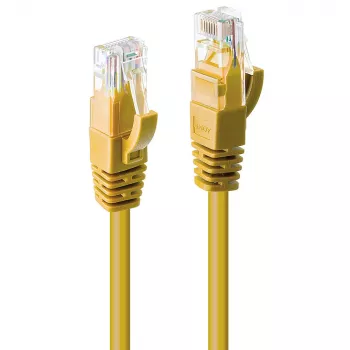 Lindy 0,5m CAT6 U/UTP καλώδιο δικτύου, κίτρινο