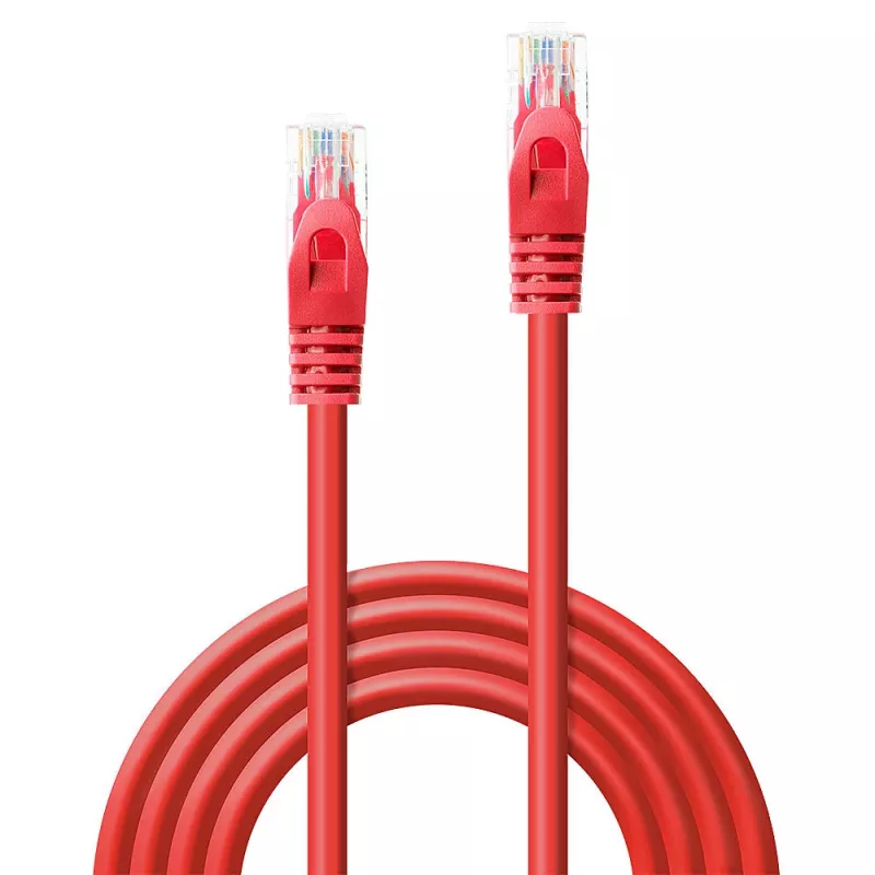 Lindy 48180 καλώδιο δικτύου κόκκινο 0,3 m Cat6 U/UTP (UTP)