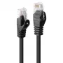 Καλώδιο δικτύου Lindy RJ45/RJ45 CAT6 2m RJ-45 U/UTP μαύρο