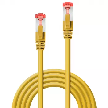 Καλώδιο δικτύου Lindy RJ45–RJ45 Cat6 2 m, S/FTP, επιχρυσωμένα βύσματα, κίτρινο