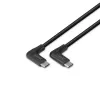 Lindy 32024 καλώδιο USB 3.2 Type-C σε Type-C, 2x γωνία 90°, 1,5 m