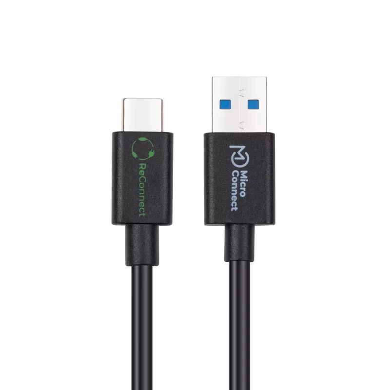 Microconnect ECO-USB3.2CA1 Καλώδιο USB USB 3.2 Gen 2 (3.1 Gen 2) 1 m USB A USB C μαύρο