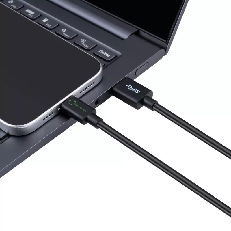 Microconnect ECO-USB3.2CA1 Καλώδιο USB USB 3.2 Gen 2 (3.1 Gen 2) 1 m USB A USB C μαύρο