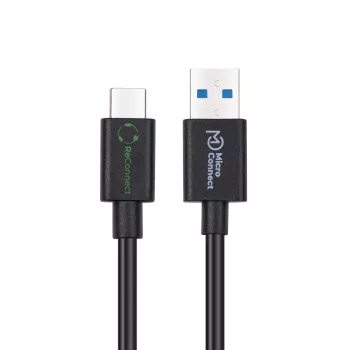 Microconnect ECO-USB3.2CA0.25 Καλώδιο USB USB 3.2 Gen 2 (3.1 Gen 2) 0,25 m USB A USB C μαύρο