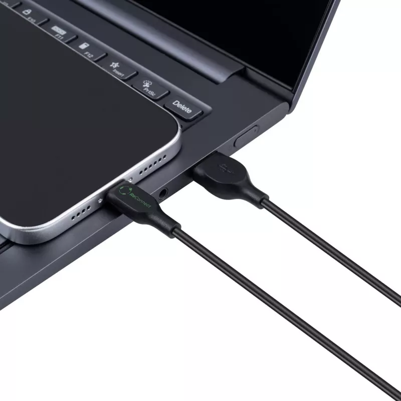 Microconnect ECO-USB3.1CCHAR05B Καλώδιο USB USB 2.0 0,5 m USB A USB C μαύρο